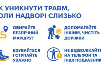 Обережно, слизько: поради, як не травмуватися під час ожеледі